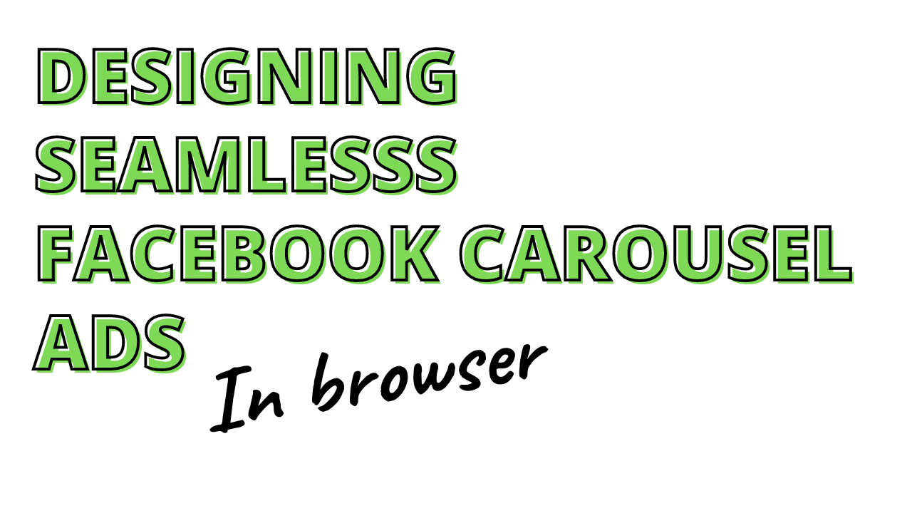 designing facebook carousel ads