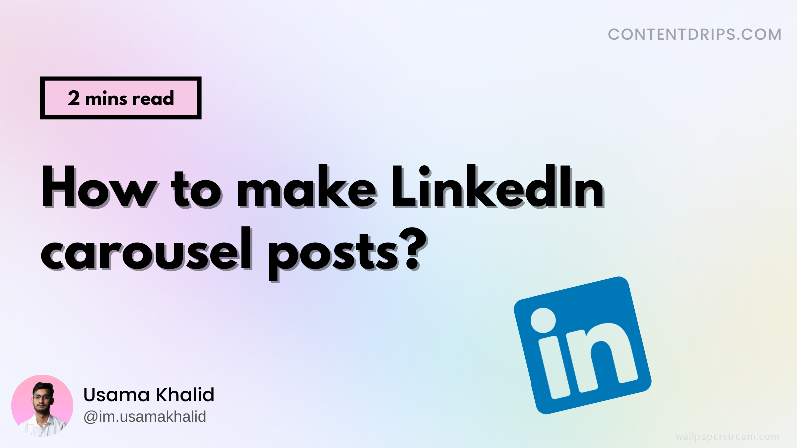 how to make linkedin carousel posts in 2021