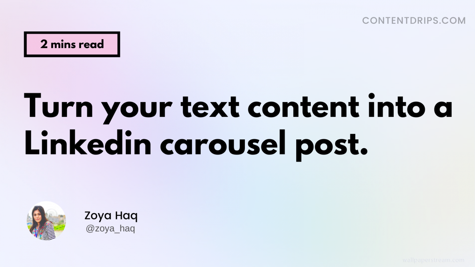 turn-your-text-content-into-a-linkedin-carousel-post-contentdrips