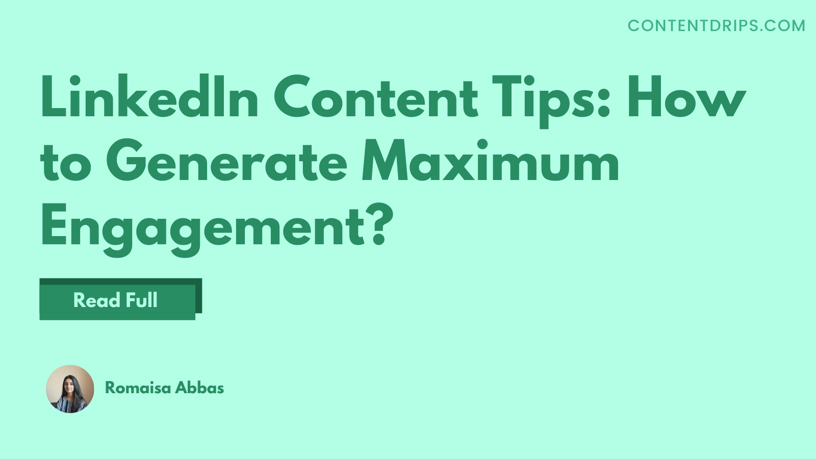 LinkedIn Content Tips