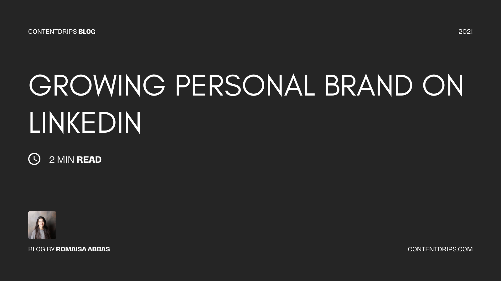 Personal brand on LinkedIn