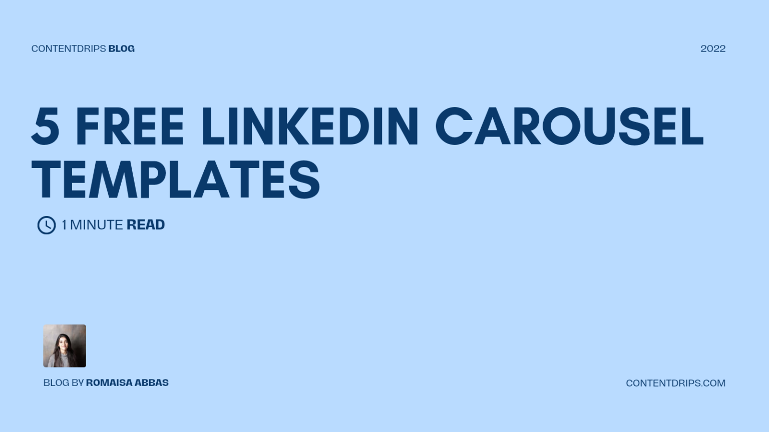 5 Best-Performing Free LinkedIn Carousel Templates for You - Contentdrips