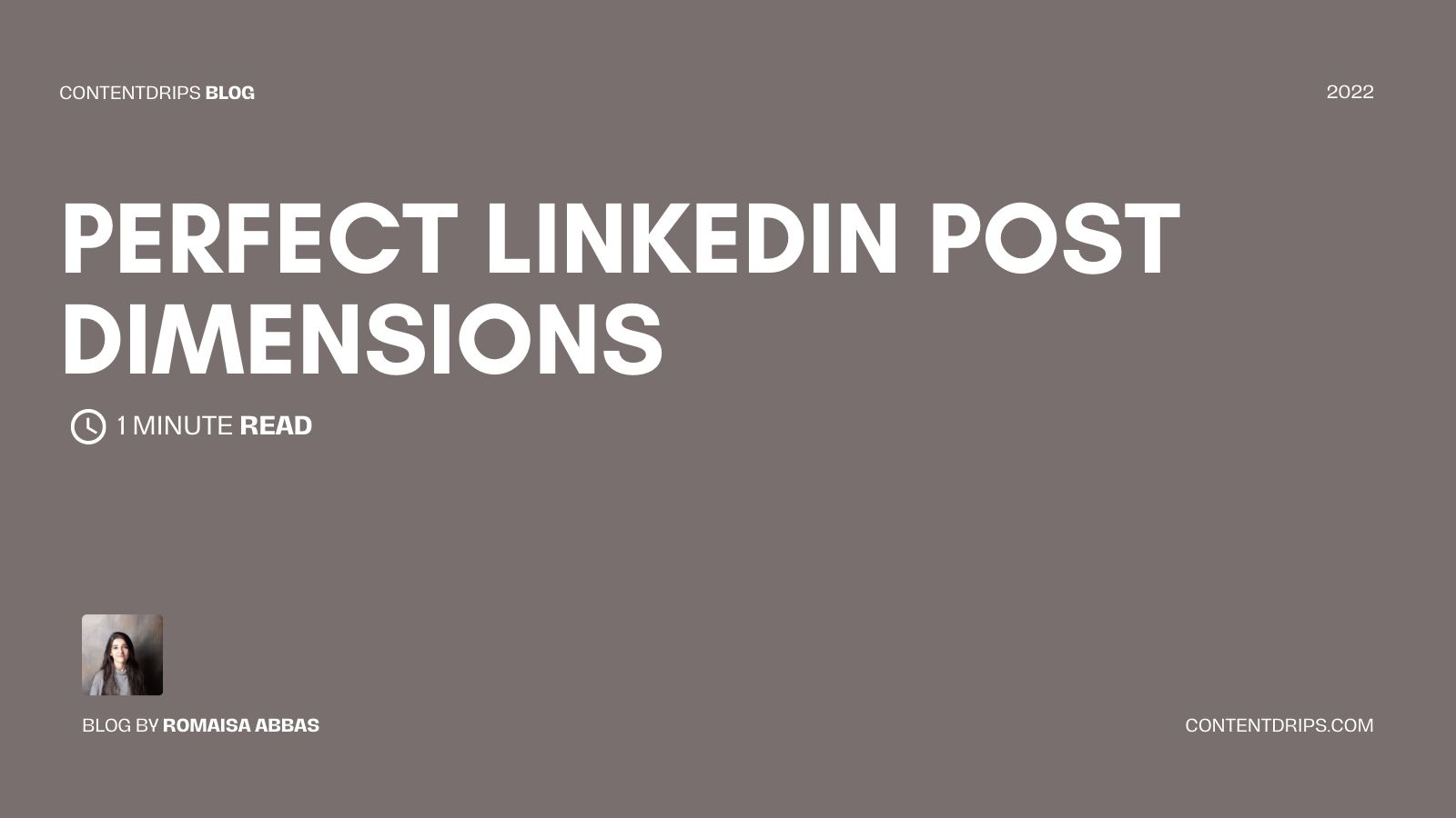 LinkedIn Post Dimensions
