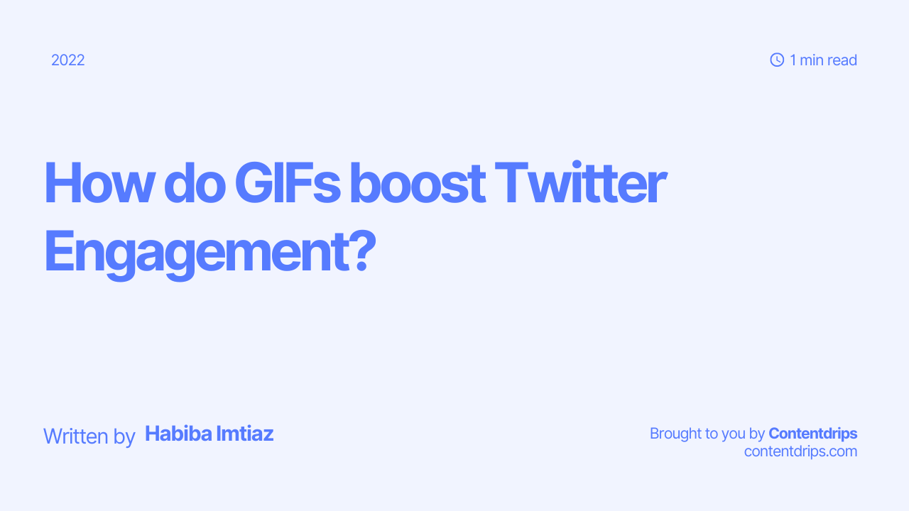 GIFs for Twitter Engagement