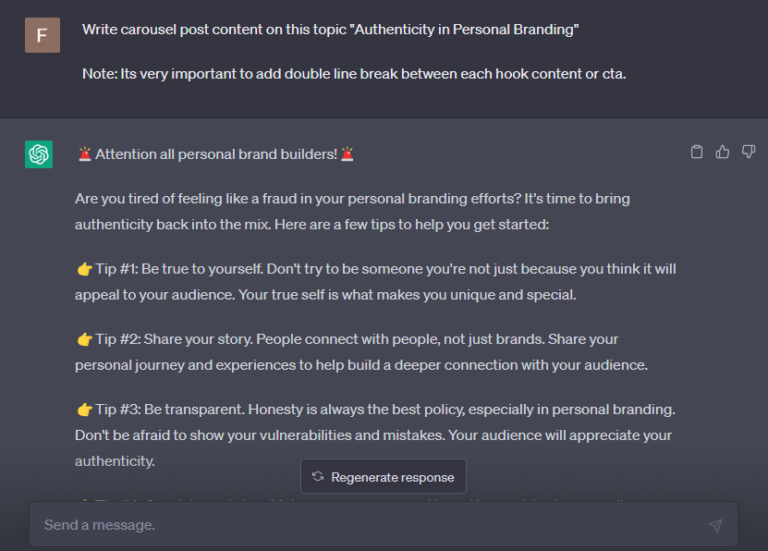 Create high performing carousel posts with ChatGPT + AI Prompts ...