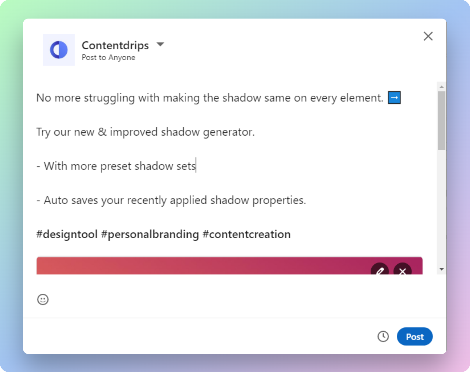 How to schedule a carousel post on LinkedIn - Contentdrips
