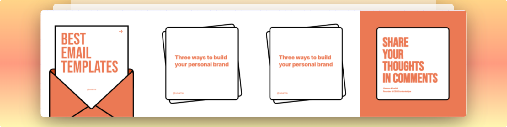 Free & Customizable Carousel Templates - Contentdrips