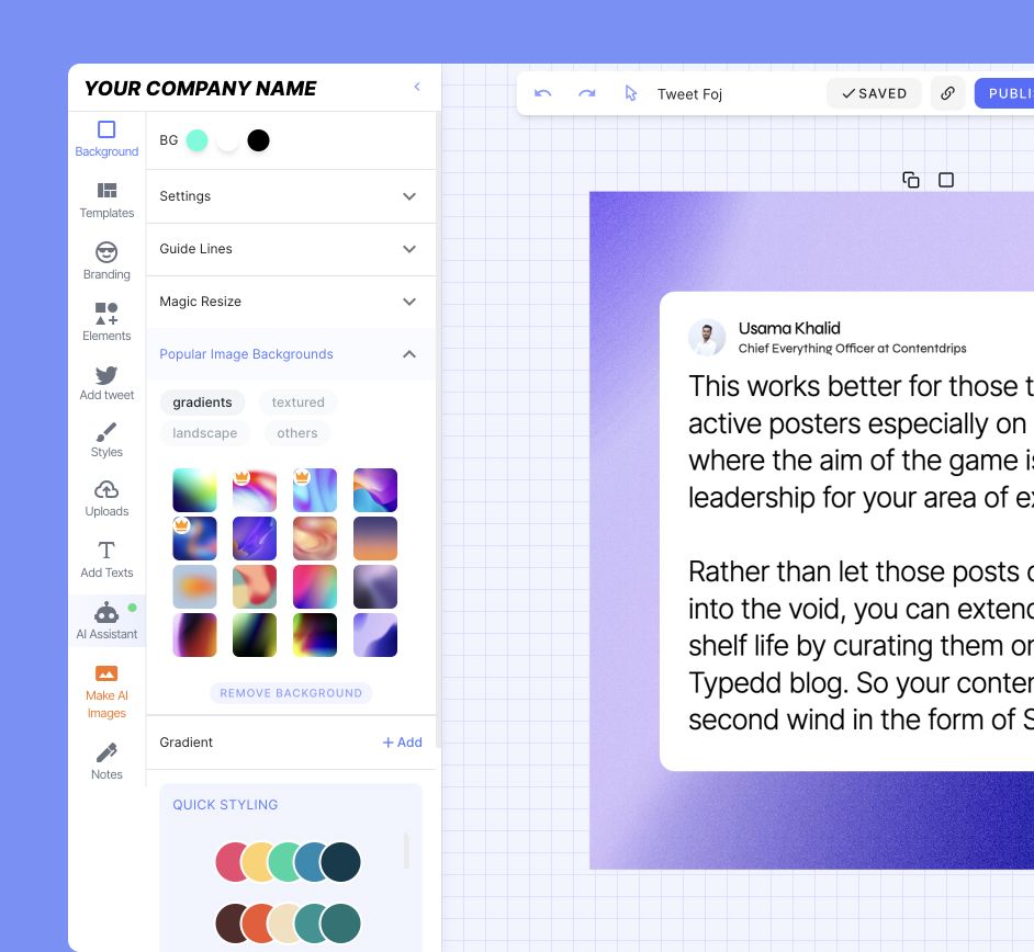 Embed API Contentdrips
