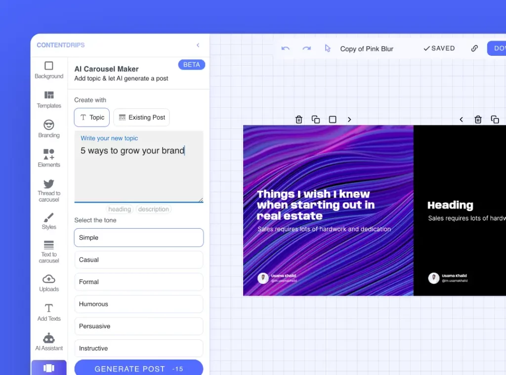The Best AI Carousel Maker Easy And Stunning The Best AI Carousel Maker Easy And Stunning