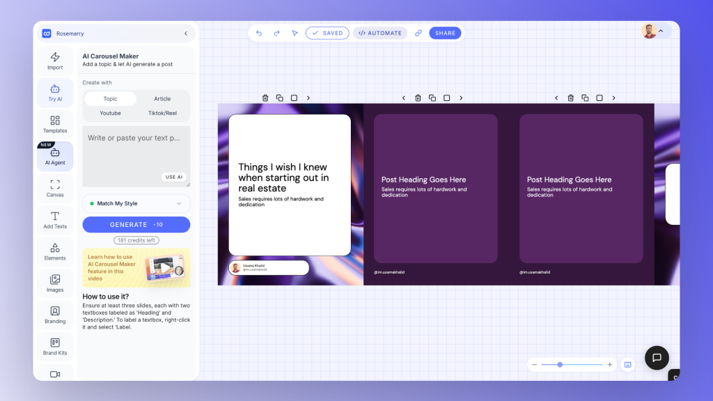 ai carousels alternative