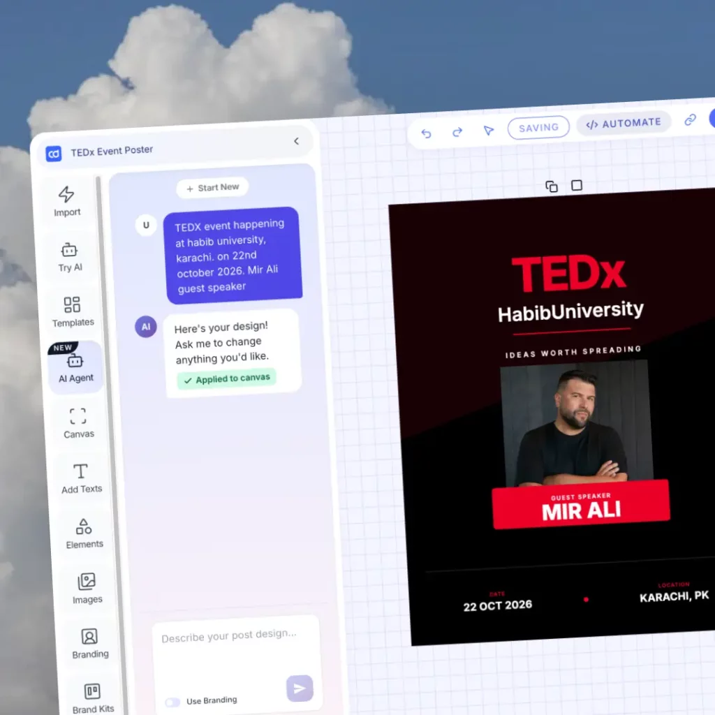 ai poster maker by contentdrips
